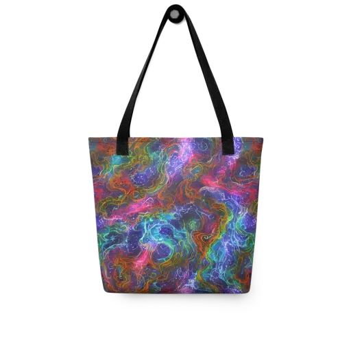 Kaleidoscope Afterdark on a Tote Bag