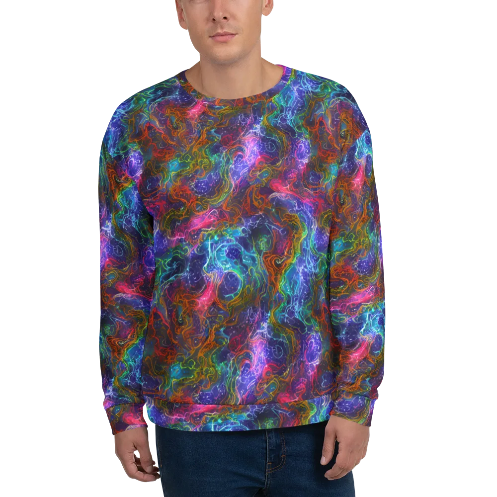 Kaleidoscope Afterdark on Sweatshirt — Front