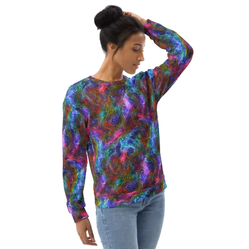 Kaleidoscope Afterdark on a Sweatshirt
