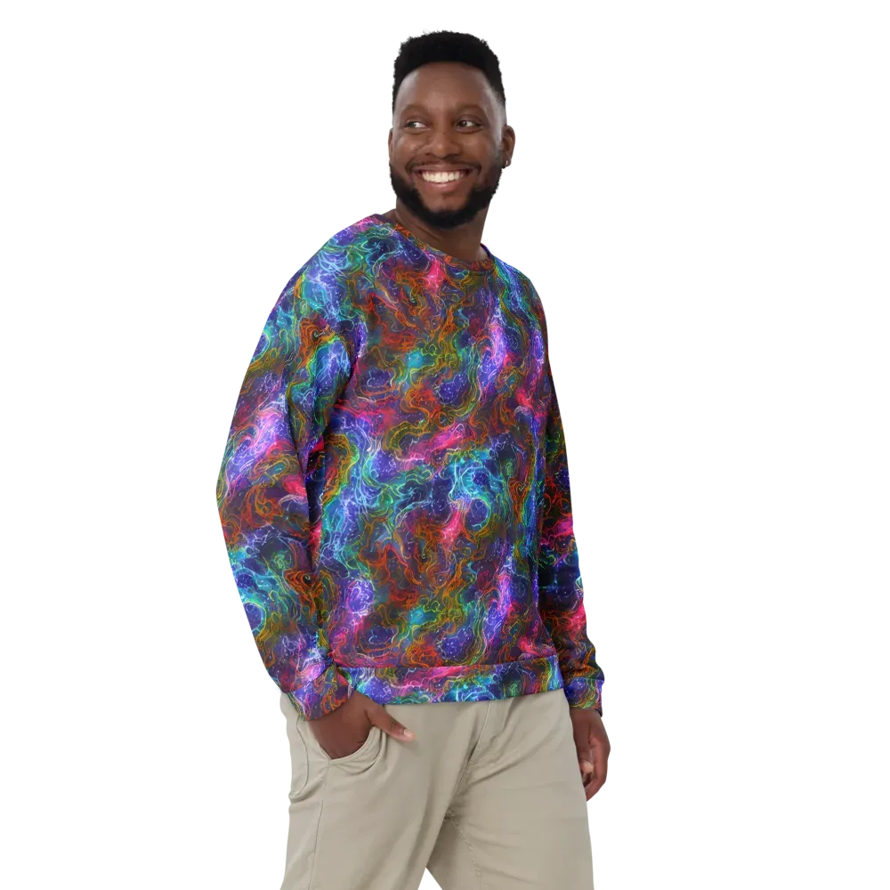 Kaleidoscope Afterdark on Sweatshirt — Front