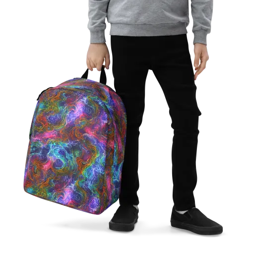 Kaleidoscope Afterdark on a Minimalist Backpack