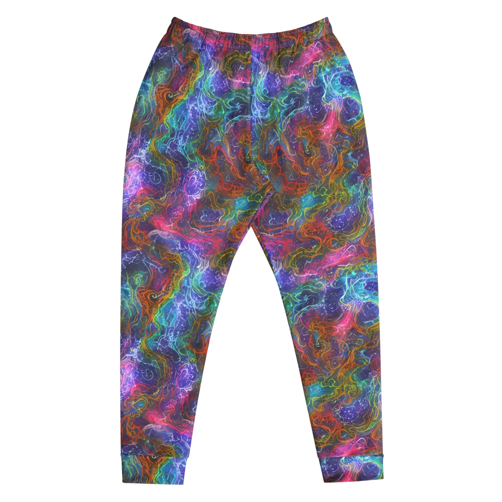 Kaleidoscope Afterdark on Men's Joggers — Front