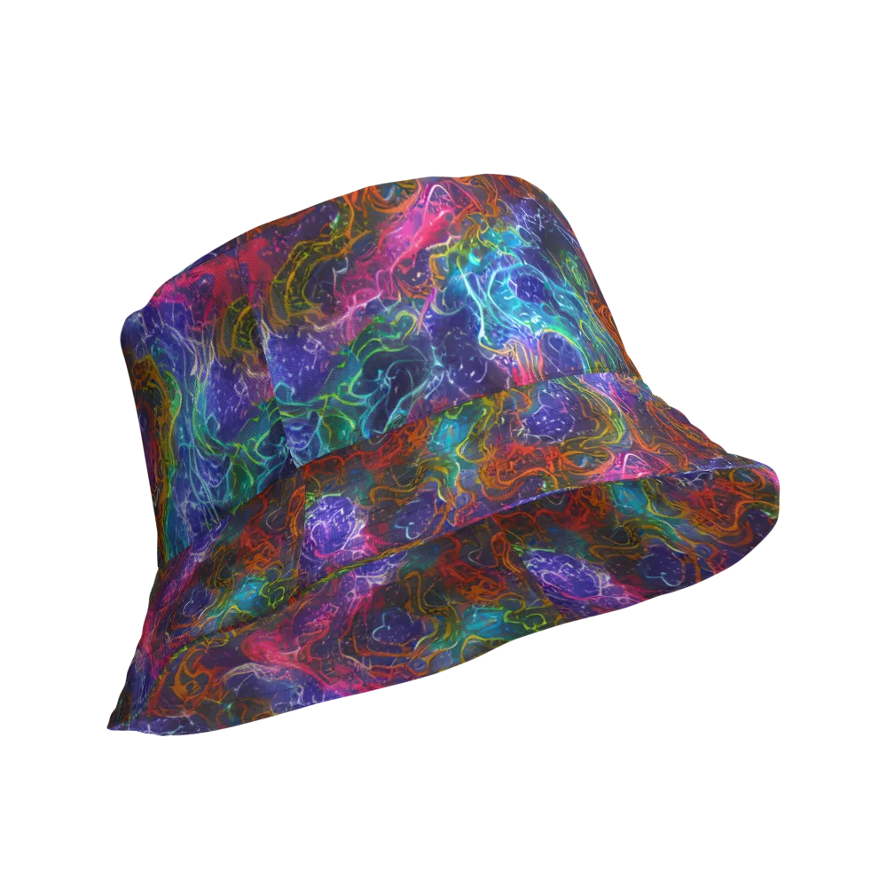 Kaleidoscope Afterdark on Reversible Bucket Hat — Product details Outside