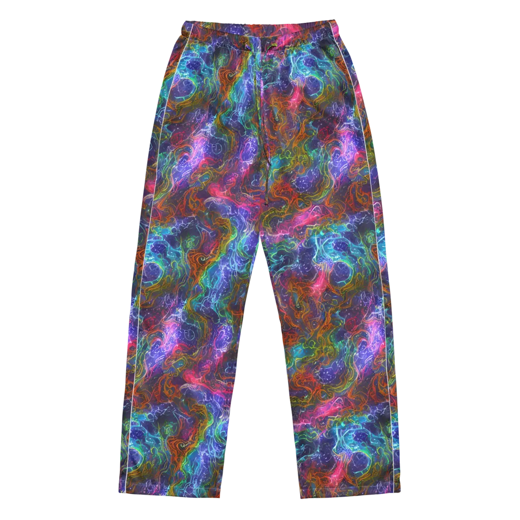 Kaleidoscope Afterdark on Women's Pajama Pants — Front
