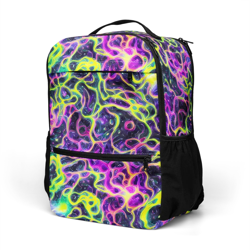 Limewire Lagoon on Utility Backpack — Left Front