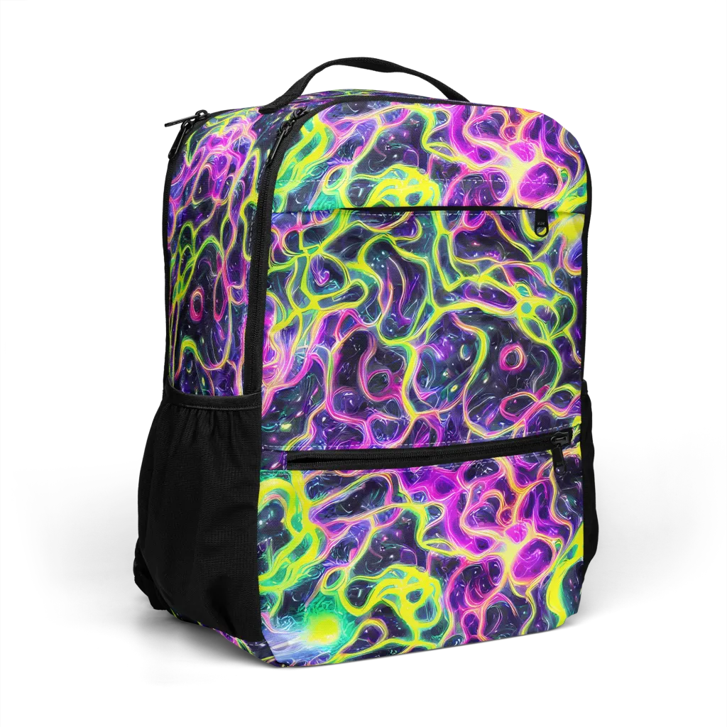 Limewire Lagoon on Utility Backpack — Right Front