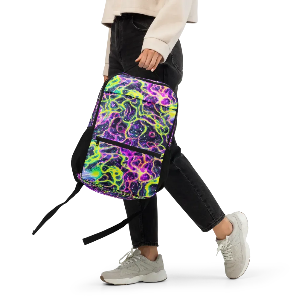 Limewire Lagoon on Utility Backpack — Front