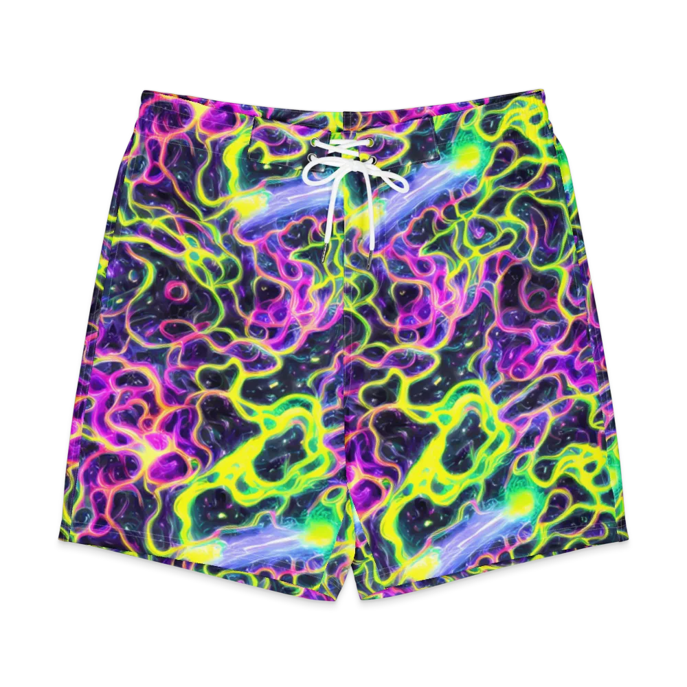 Limewire Lagoon on Men's Board Shorts — Front