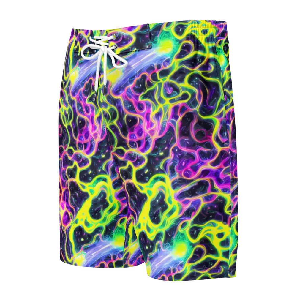 Limewire Lagoon on Men's Board Shorts — Front