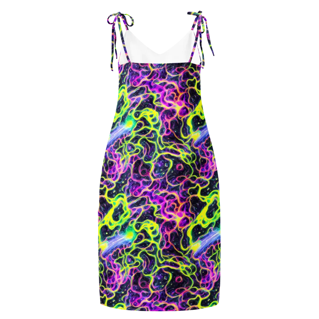 Limewire Lagoon on Slip Dress — Back