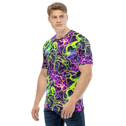 Limewire Lagoon on a Men's Crew Neck T-Shirt