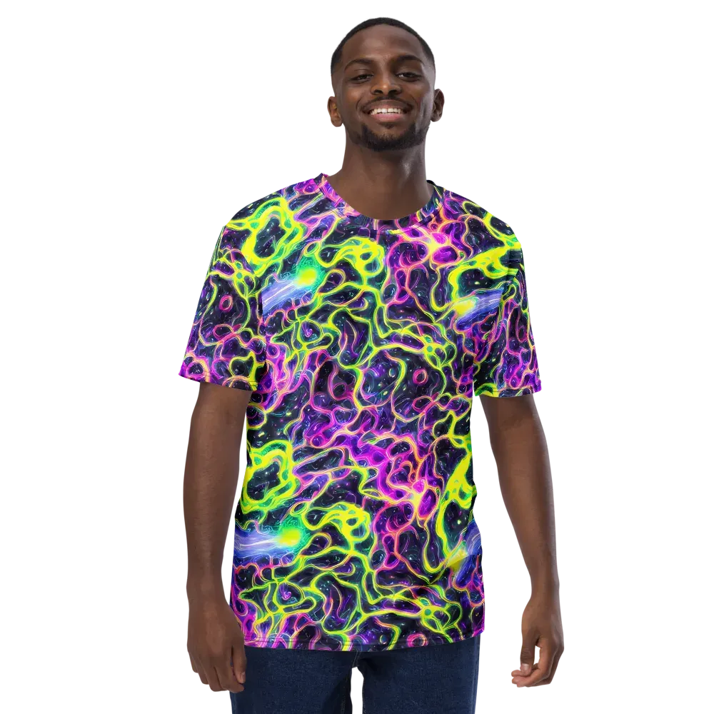 Limewire Lagoon on Men's Crew Neck T-Shirt — Front