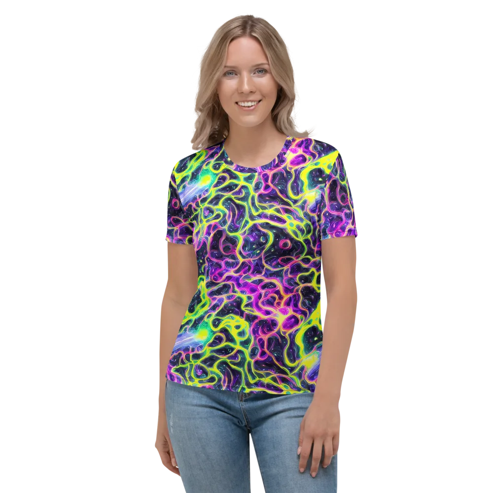 Limewire Lagoon on Women's Crew Neck T-Shirt — Front