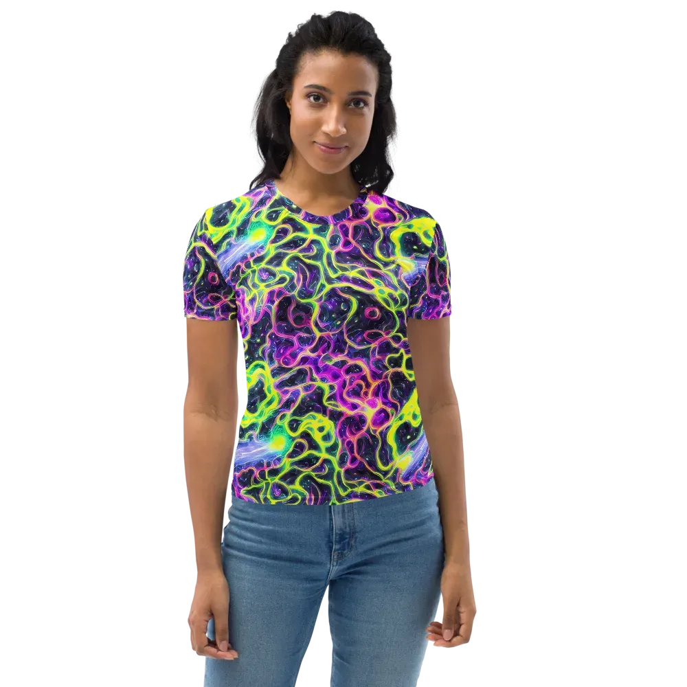 Limewire Lagoon on Women's Crew Neck T-Shirt — Front