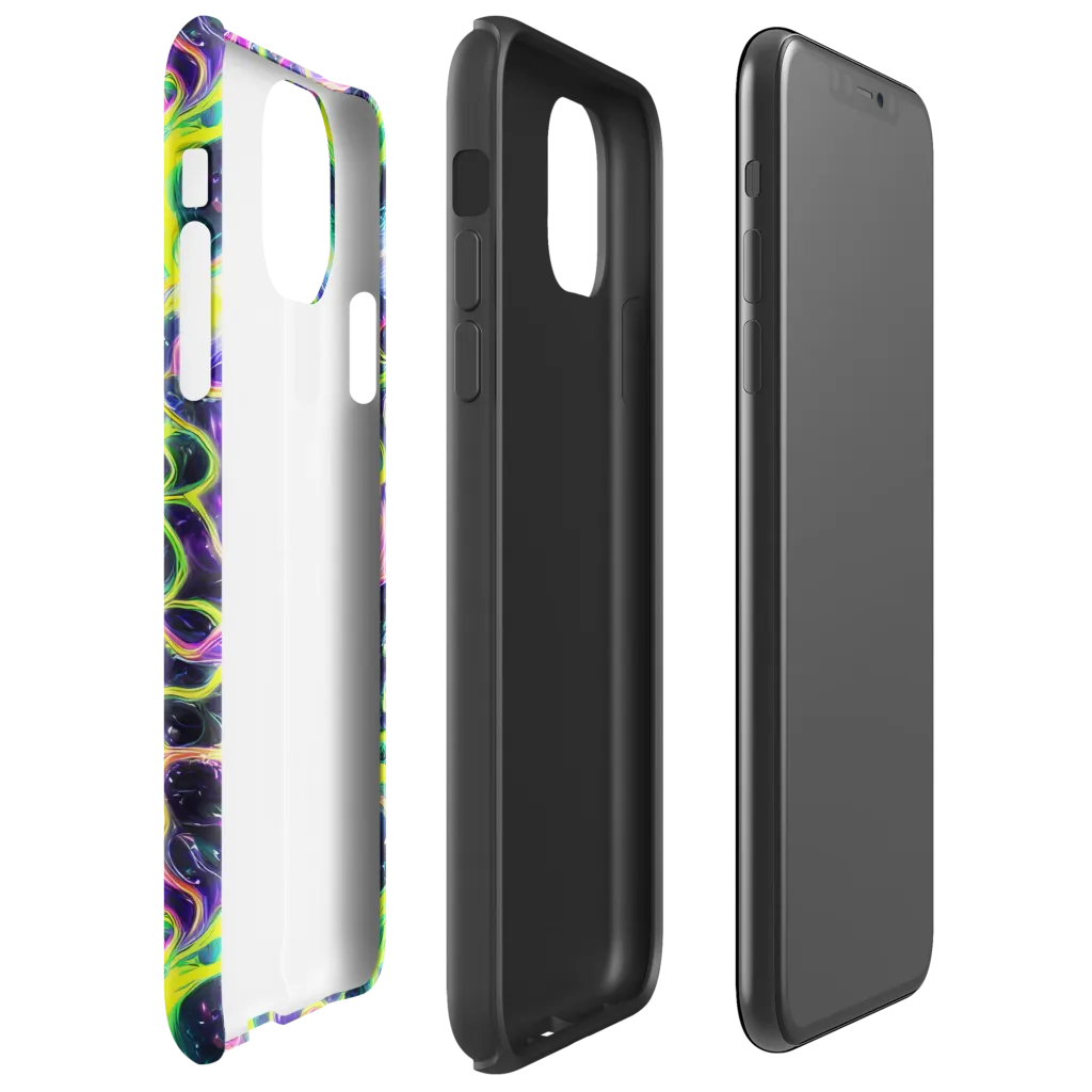 Limewire Lagoon on Tough Case for iPhone® — Right