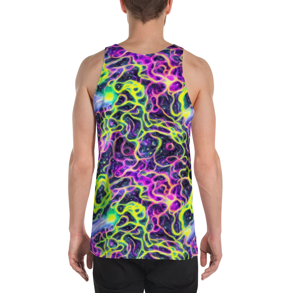Limewire Lagoon on Men's Tank Top — Back