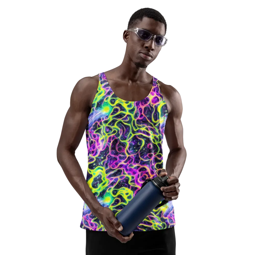 Limewire Lagoon on Men's Tank Top — Front