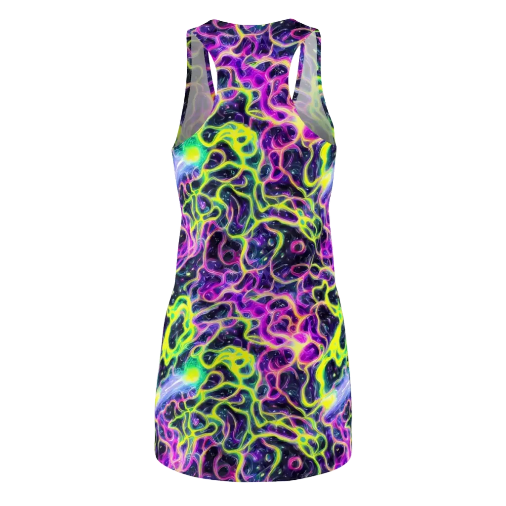 Limewire Lagoon on Racerback Dress — Back