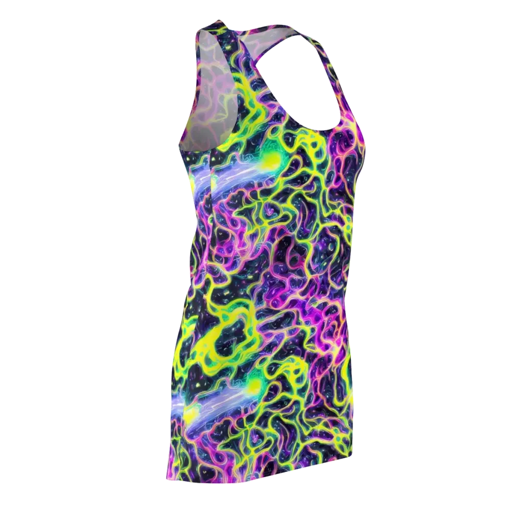 Limewire Lagoon on Racerback Dress — Front Side