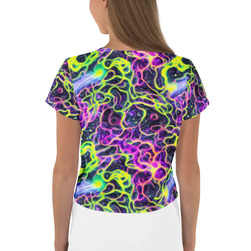 Limewire Lagoon on Crop Tee — Back