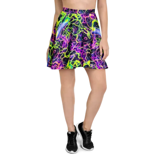 Limewire Lagoon on a Skater Skirt