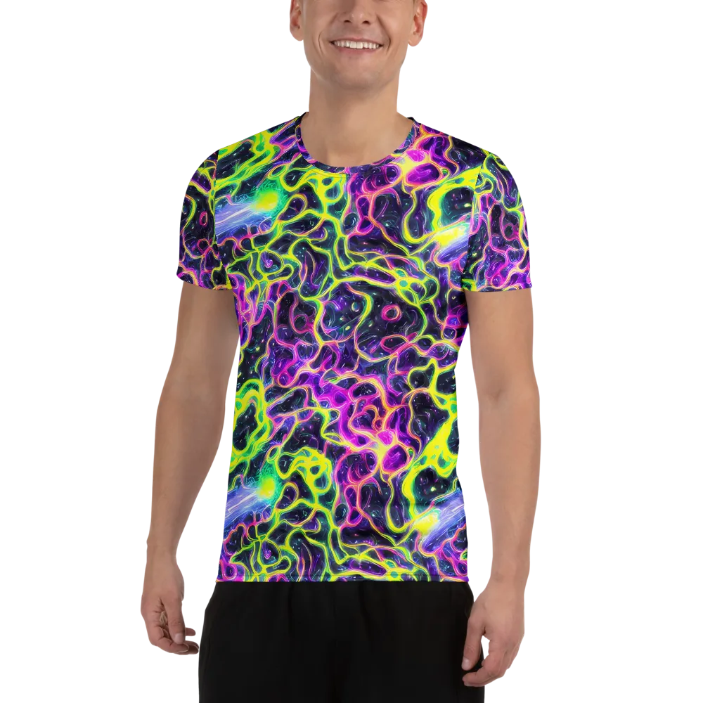 Limewire Lagoon on Men's Athletic T-Shirt — Front