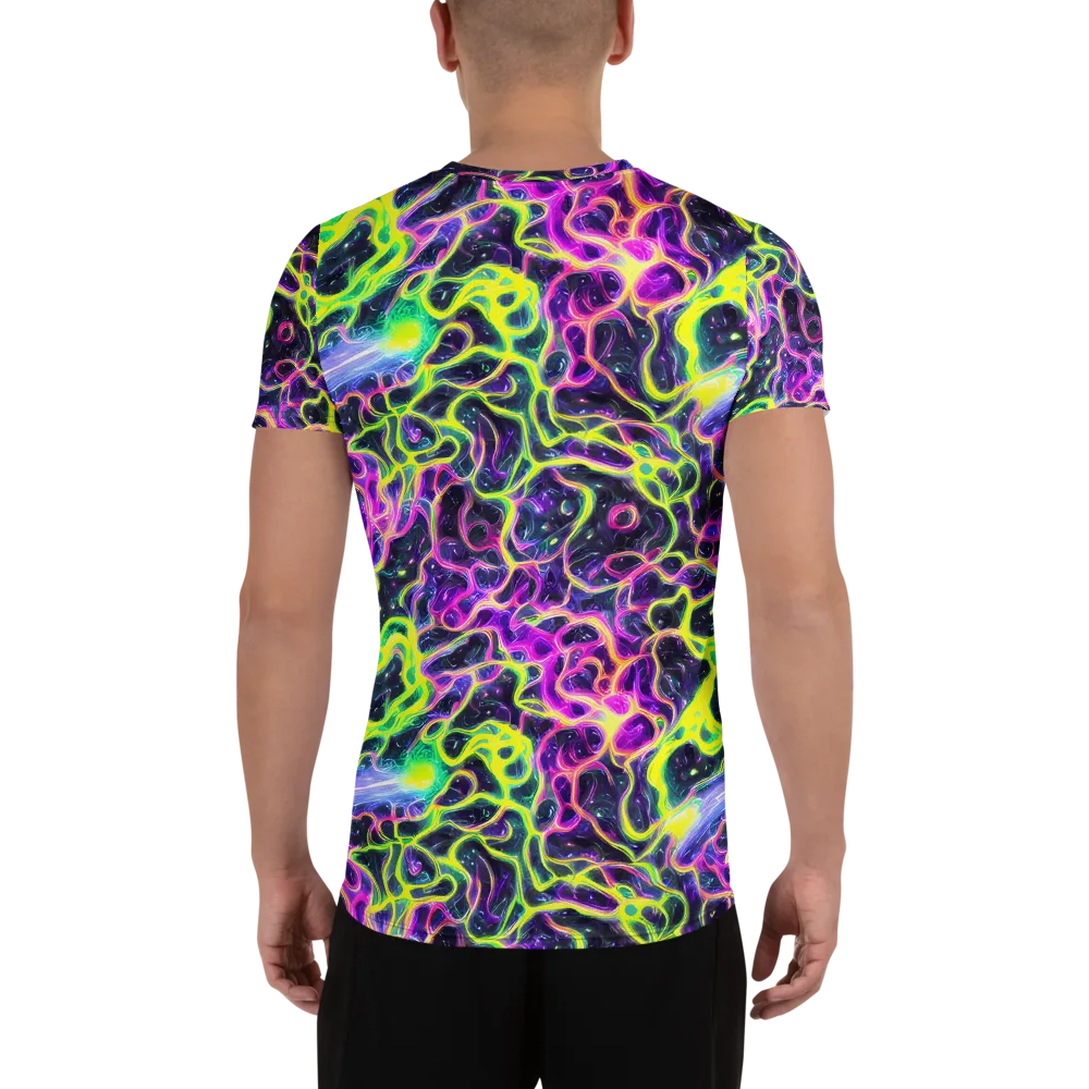 Limewire Lagoon on Men's Athletic T-Shirt — Back