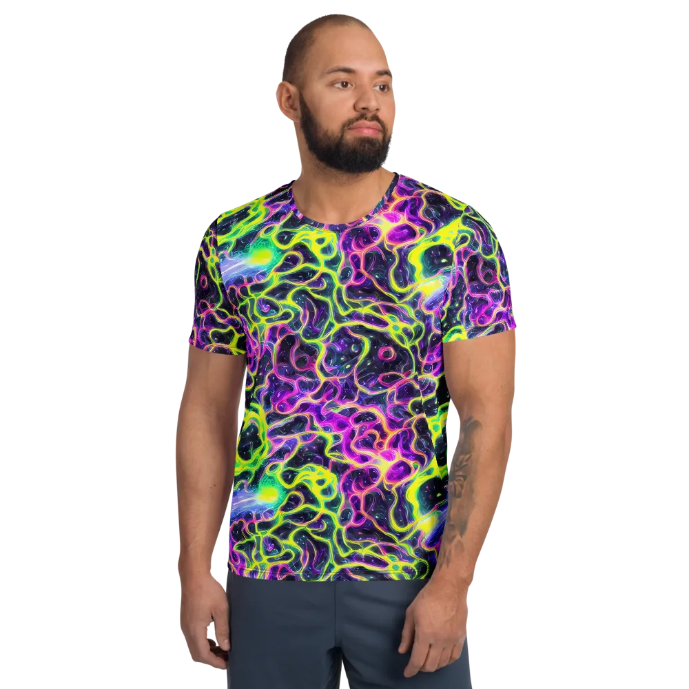 Limewire Lagoon on Men's Athletic T-Shirt — Front