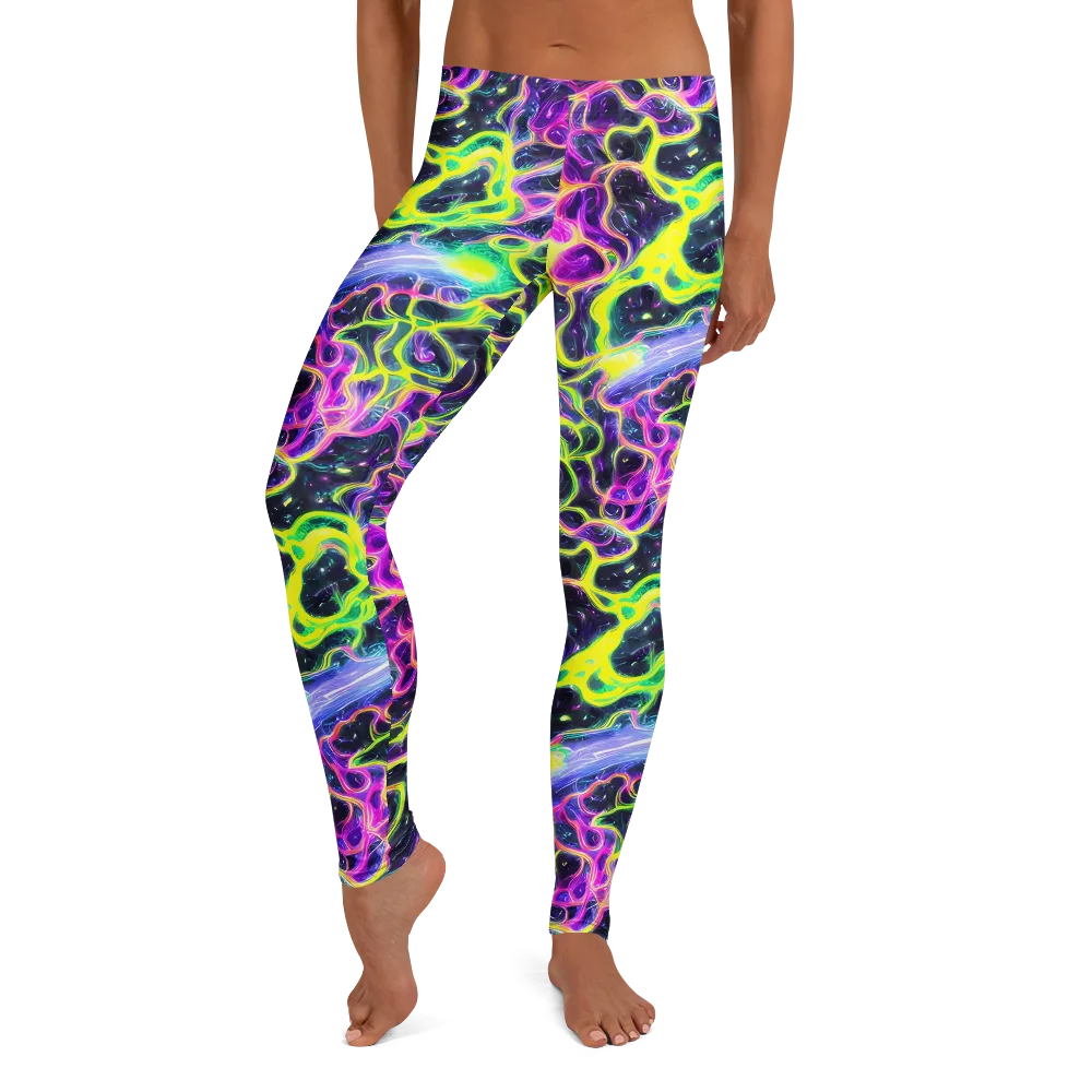 Limewire Lagoon on Leggings — Front