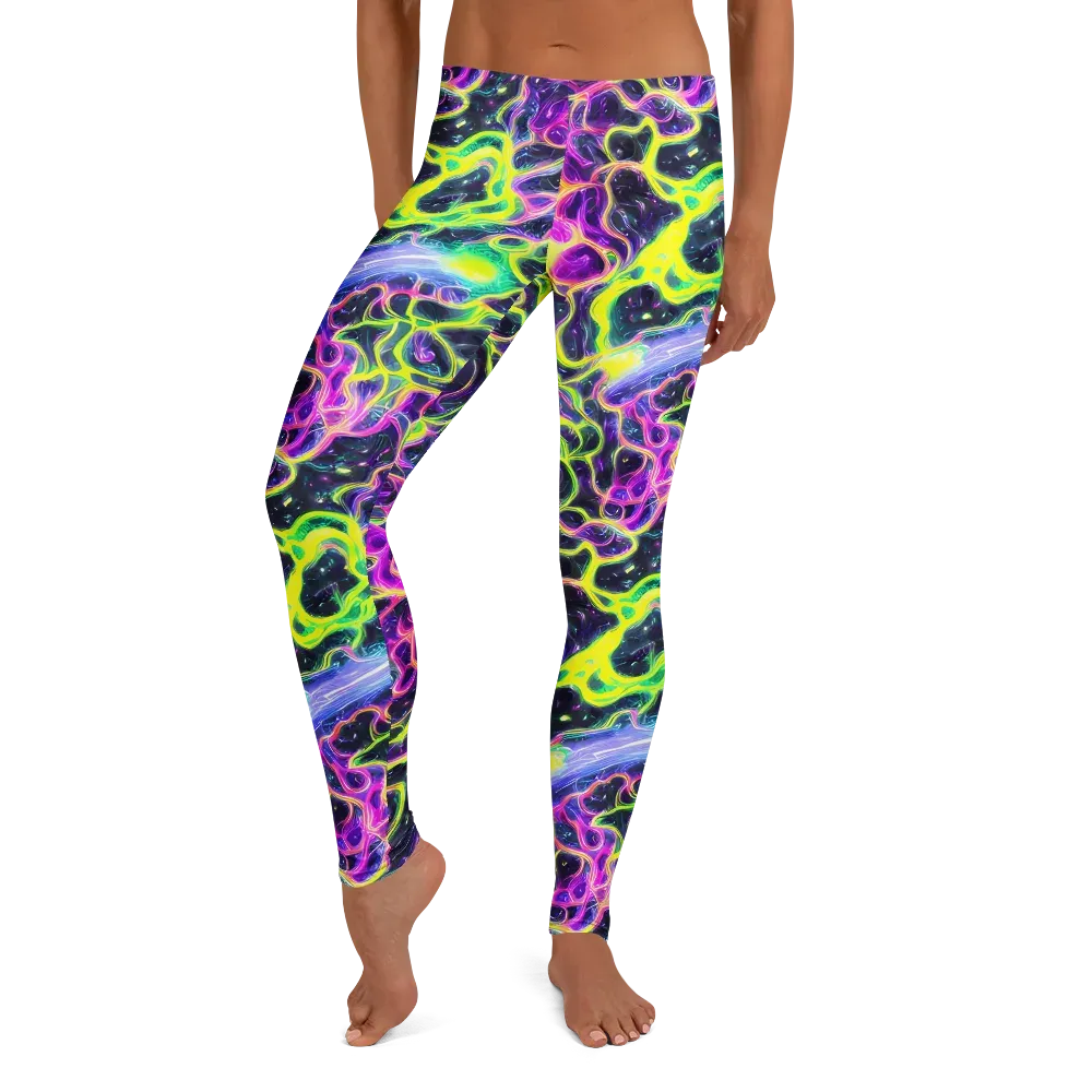 Limewire Lagoon on Leggings — Front