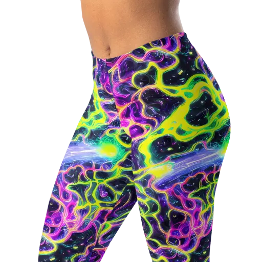 Limewire Lagoon on a Leggings