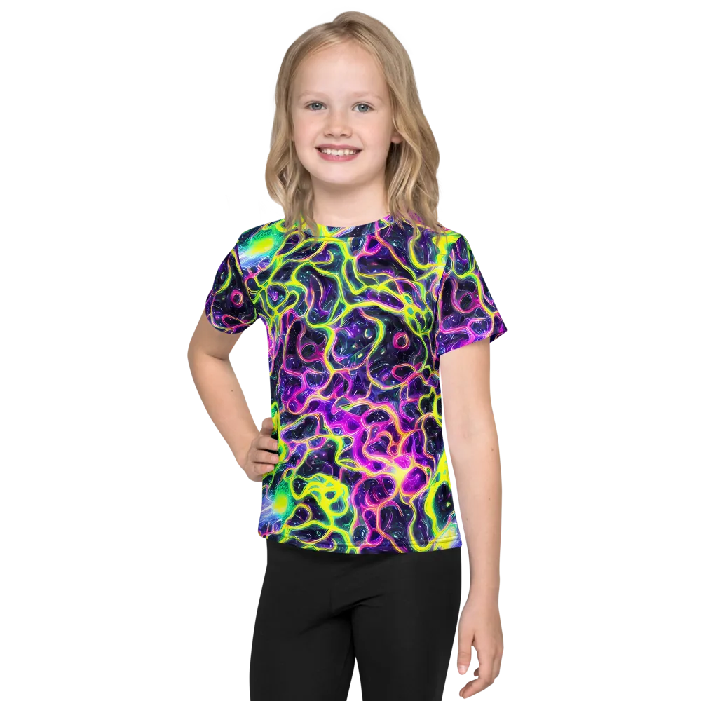 Limewire Lagoon on Kids Crew Neck T-Shirt — Front