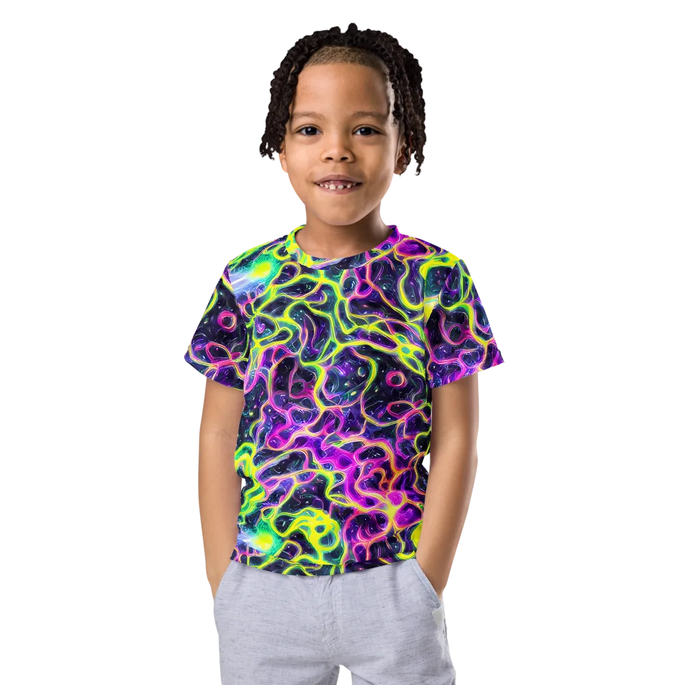 Limewire Lagoon on Kids Crew Neck T-Shirt — Front