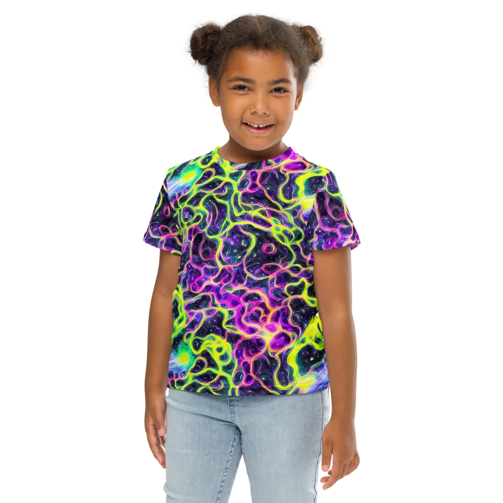 Limewire Lagoon on Kids Crew Neck T-Shirt — Front