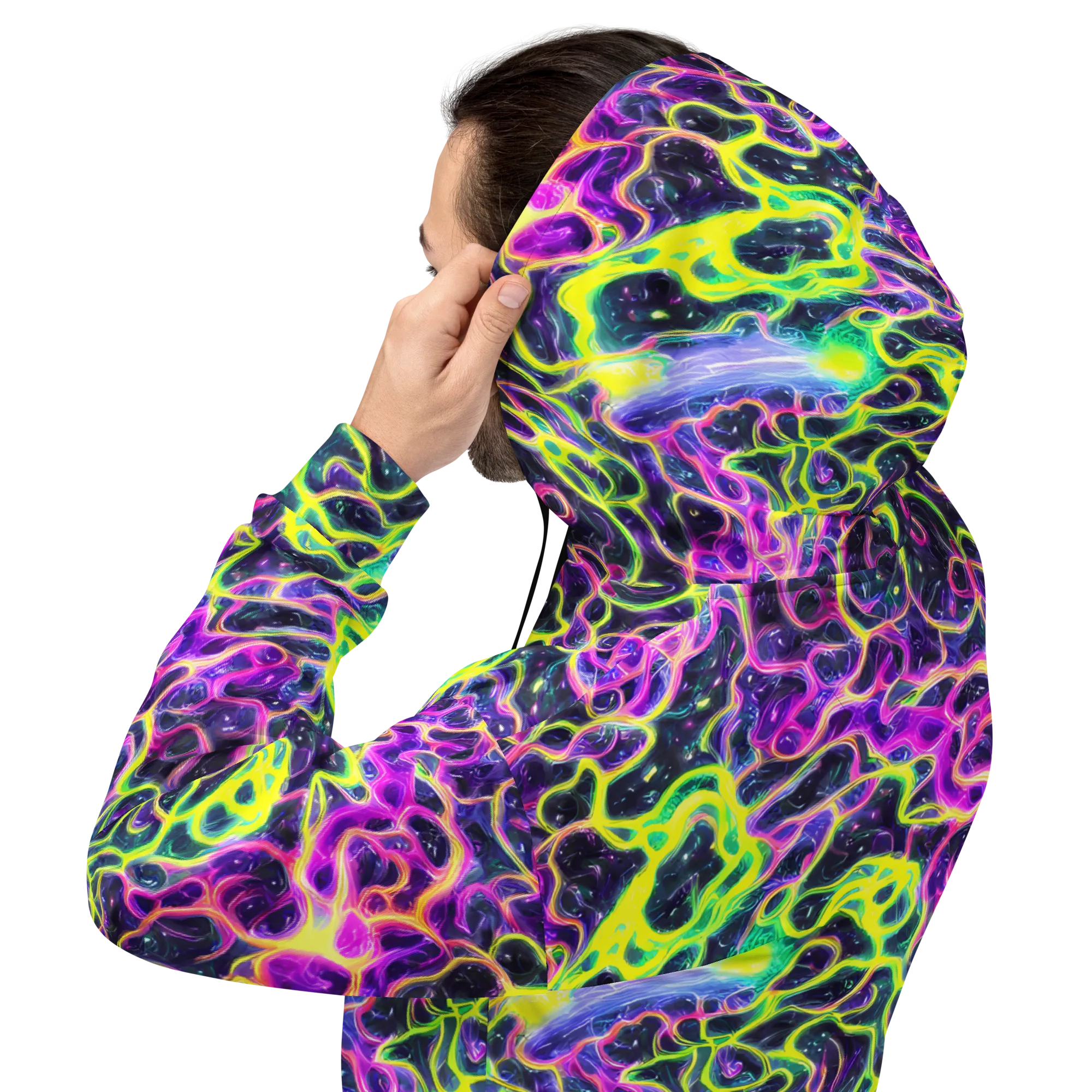 Limewire Lagoon on Hoodie — Back