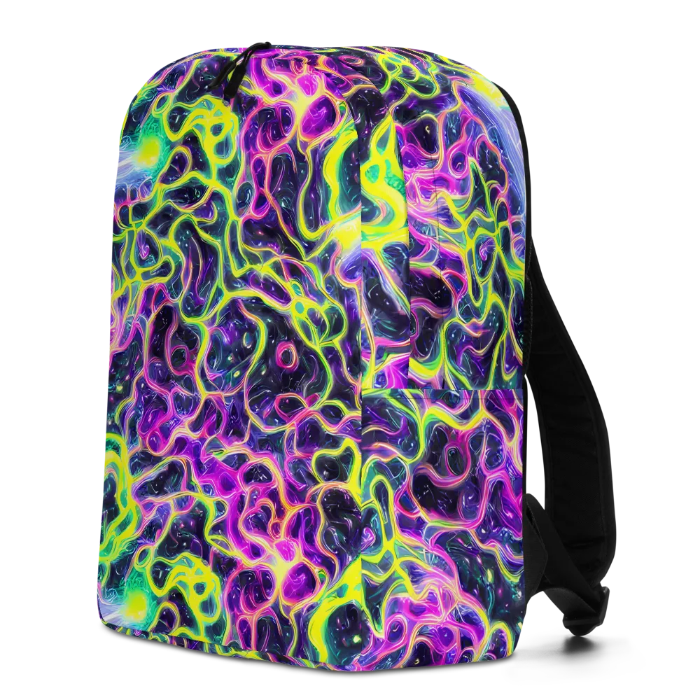 Limewire Lagoon on Minimalist Backpack — Left