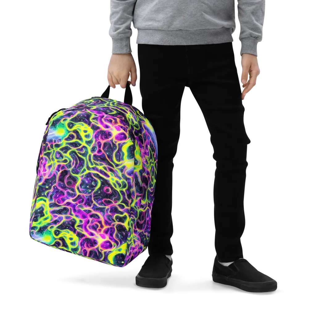 Limewire Lagoon on Minimalist Backpack — Zoomed-in