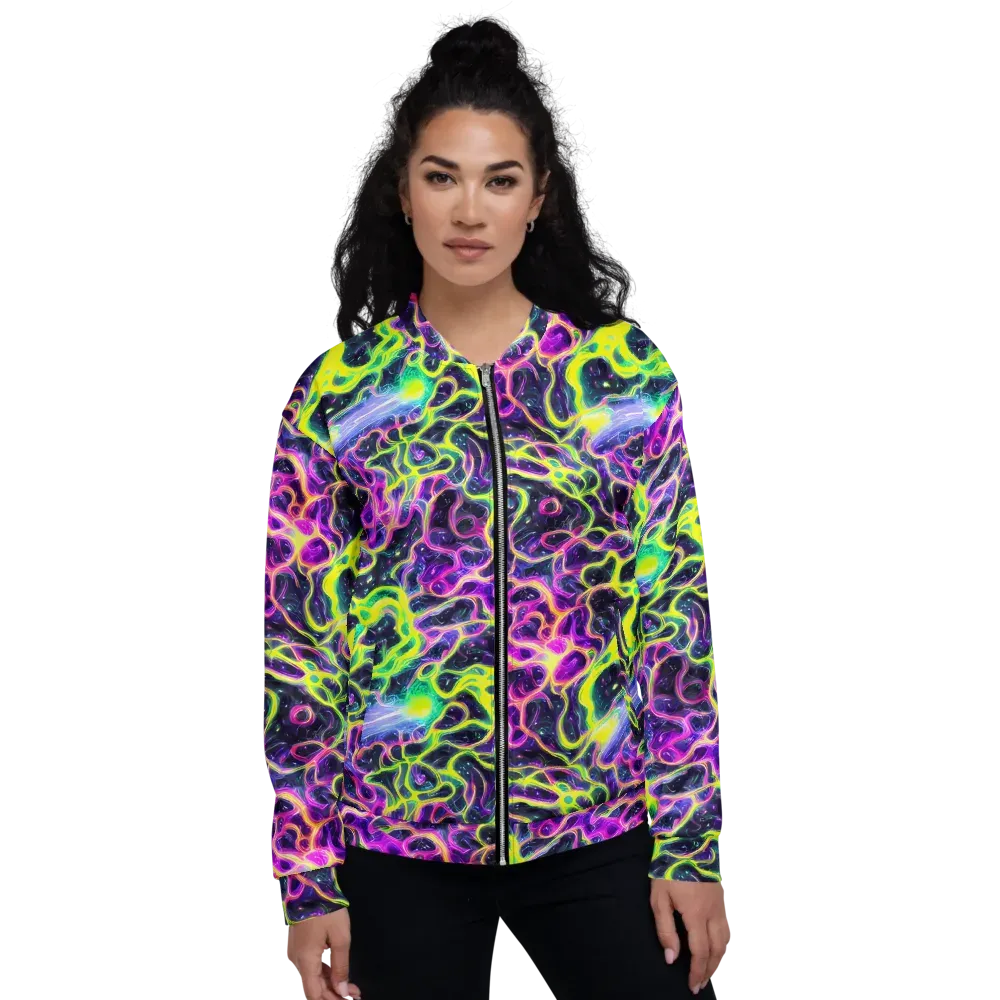 Limewire Lagoon on Bomber Jacket — Front