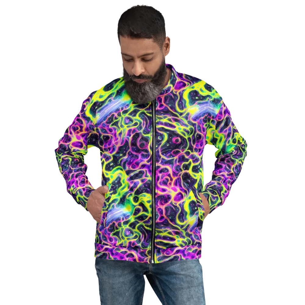 Limewire Lagoon on Bomber Jacket — Front