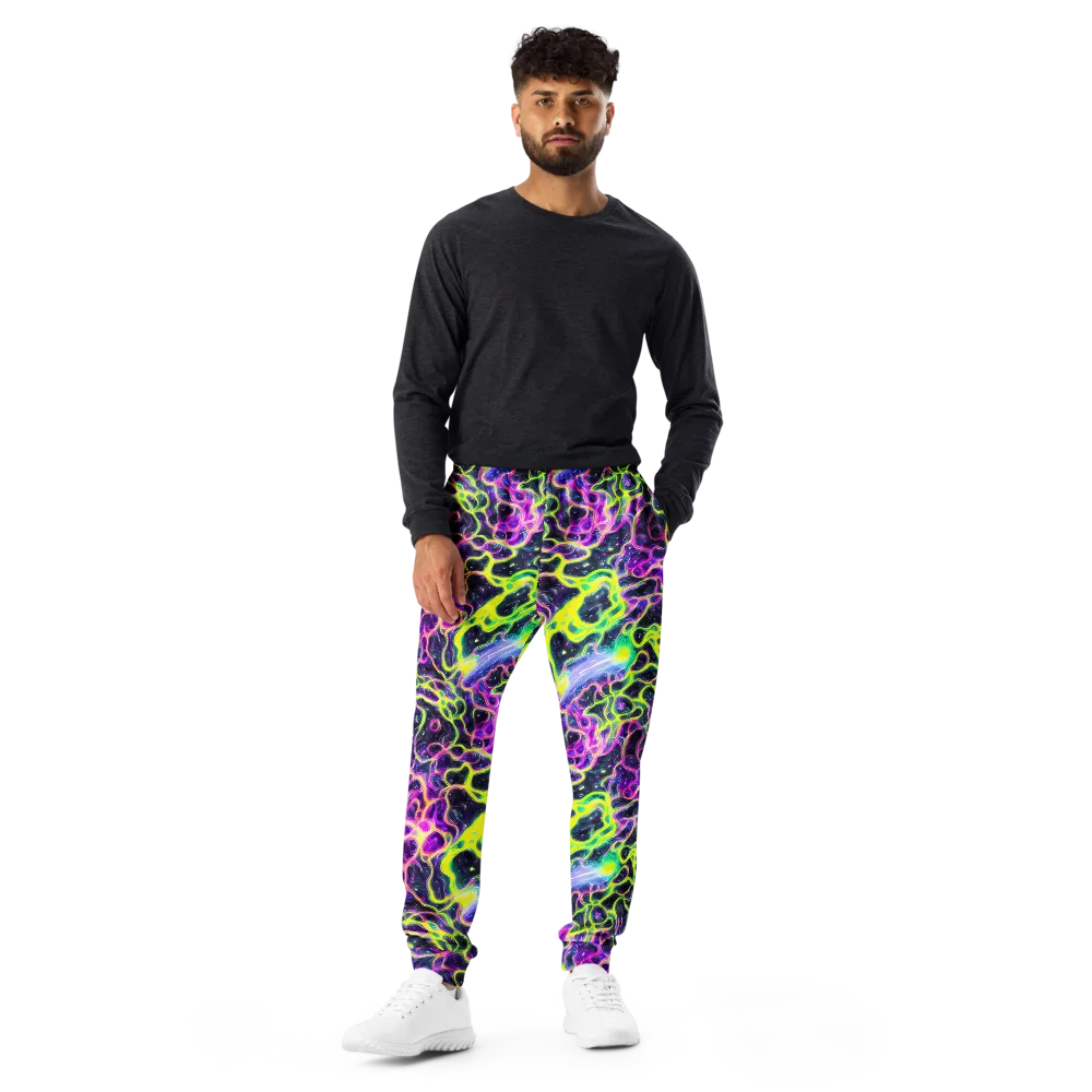 Limewire Lagoon on Men's Joggers — Front