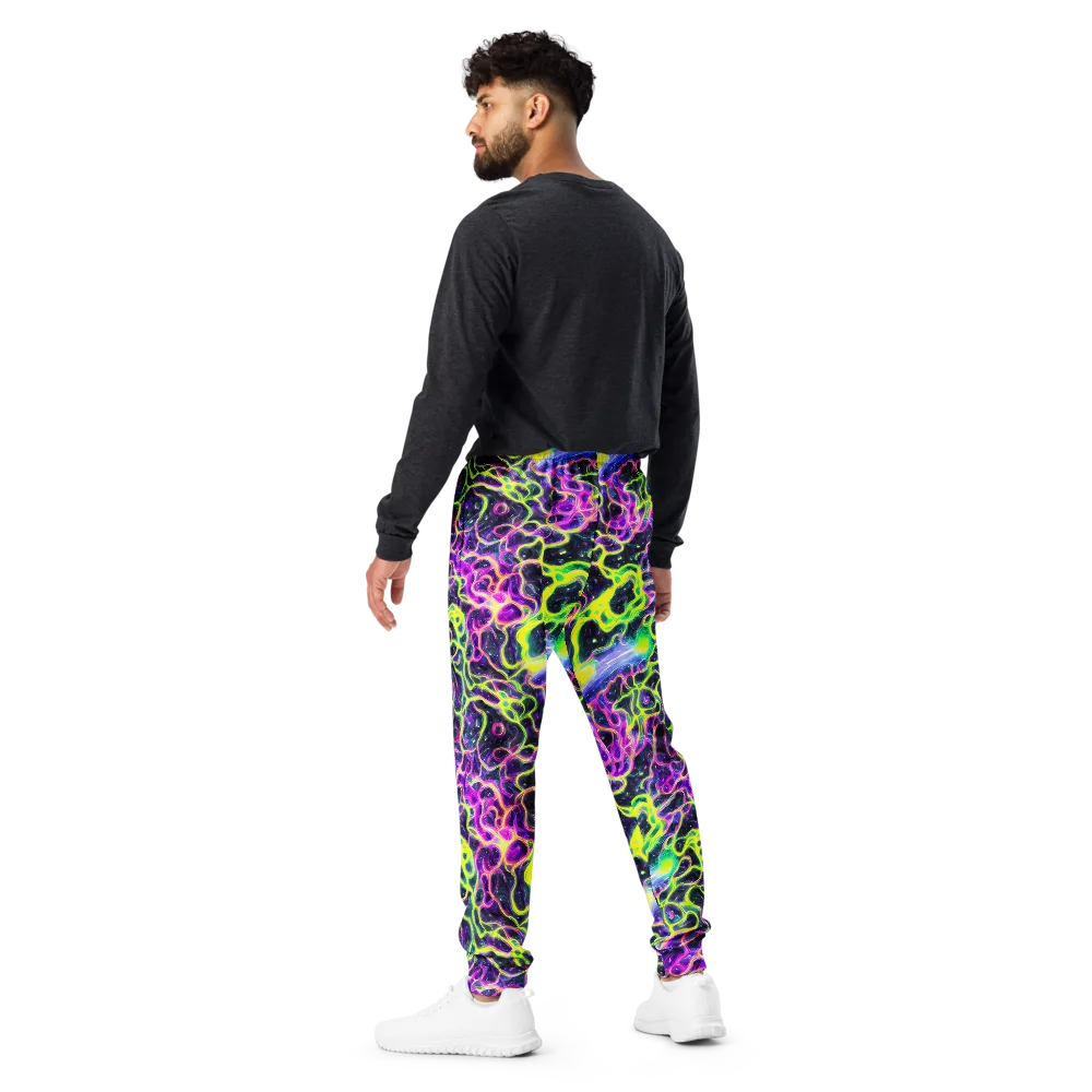Limewire Lagoon on Men's Joggers — Back