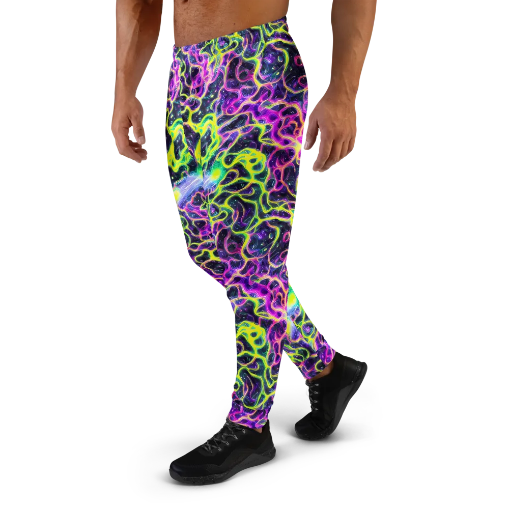 Limewire Lagoon on Men's Joggers — Left