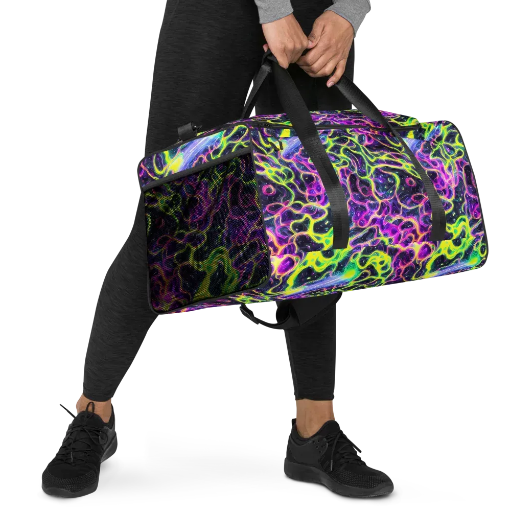 Limewire Lagoon on Duffle Bag — Right Front