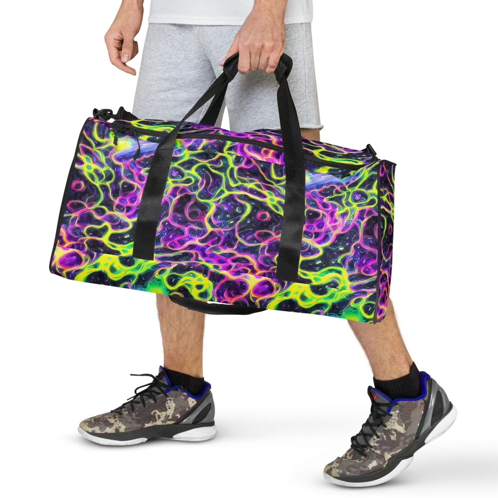 Limewire Lagoon on Duffle Bag — Front