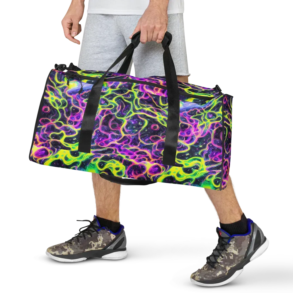 Limewire Lagoon on Duffle Bag — Front