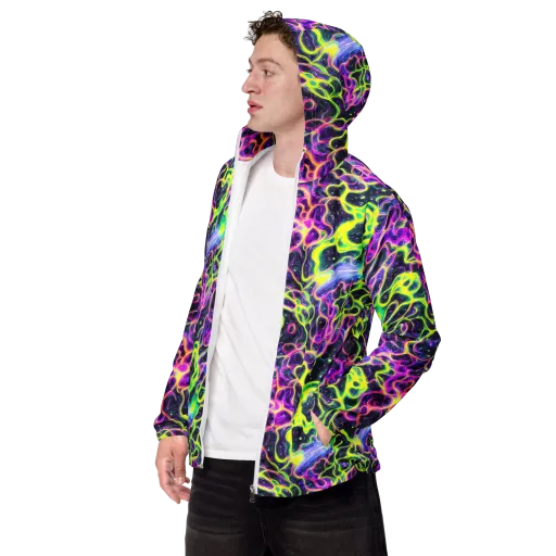 Limewire Lagoon on a Men's Windbreaker