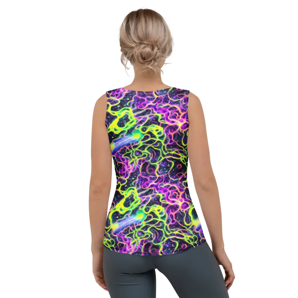 Limewire Lagoon on Women's Tank Top — Back
