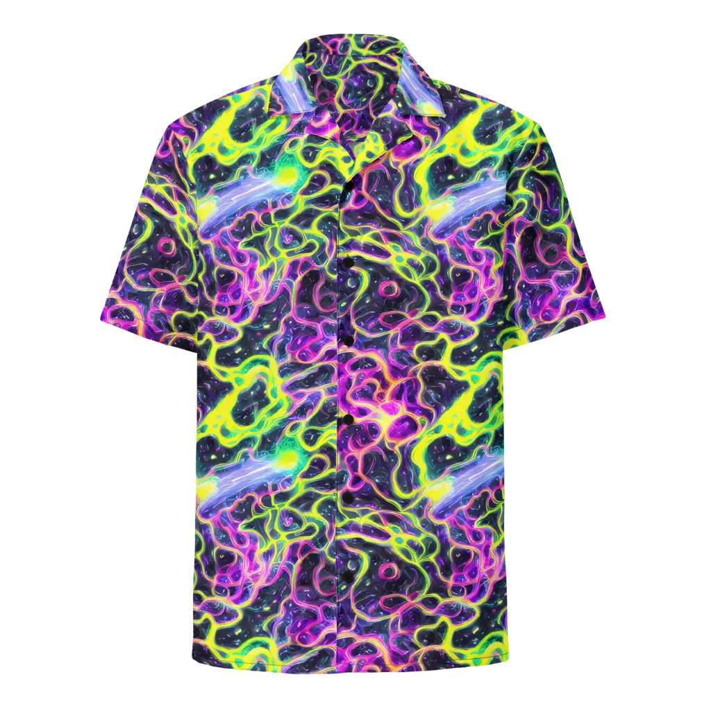 Limewire Lagoon on Button Shirt — Front