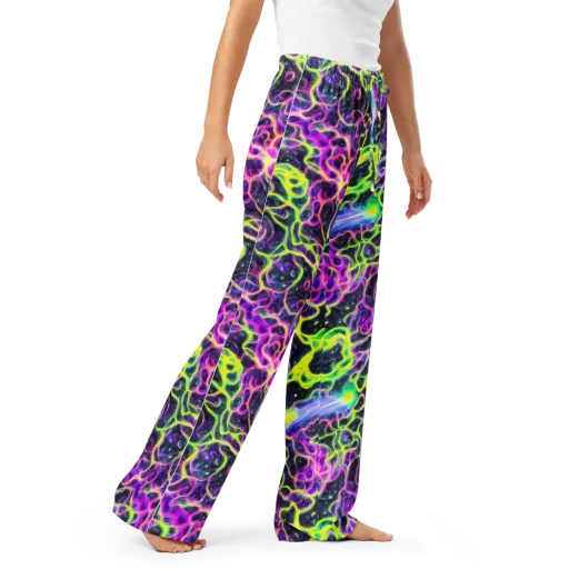 Limewire Lagoon on a Women's Pajama Pants
