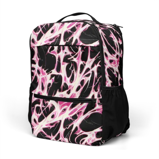 Fuchsia Fracture on a Utility Backpack